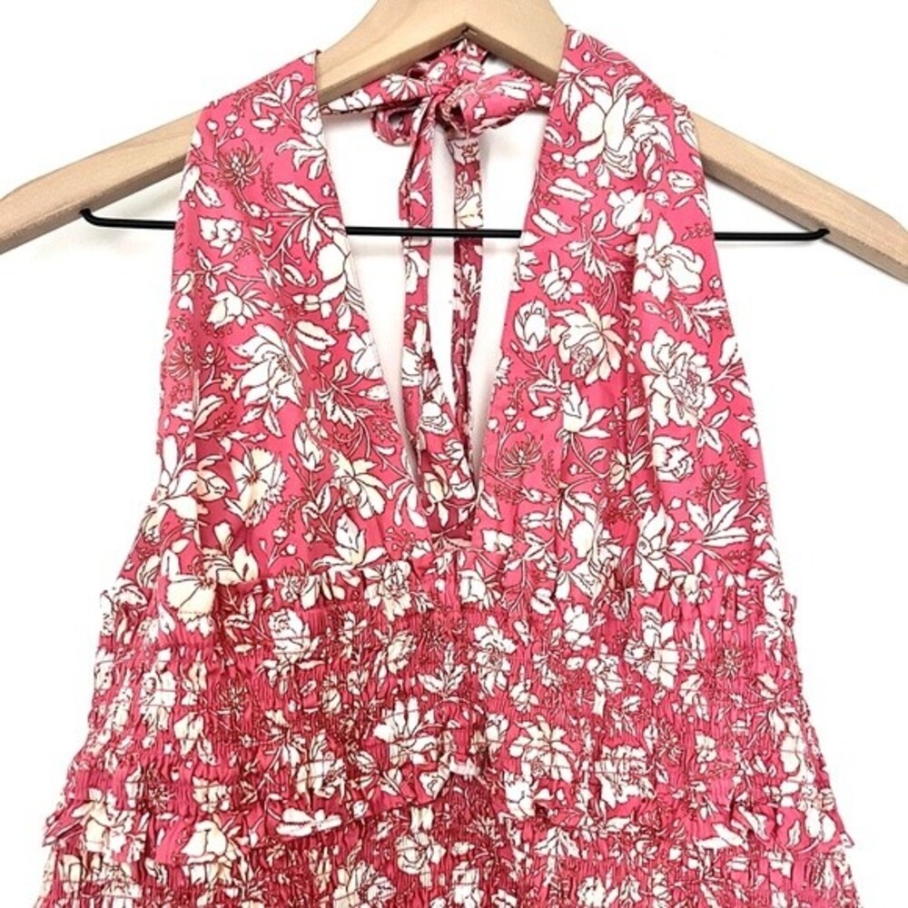 NWT J. Crew Smocked Halter Dress in Tossed Floral Print - Picture 3 of 7